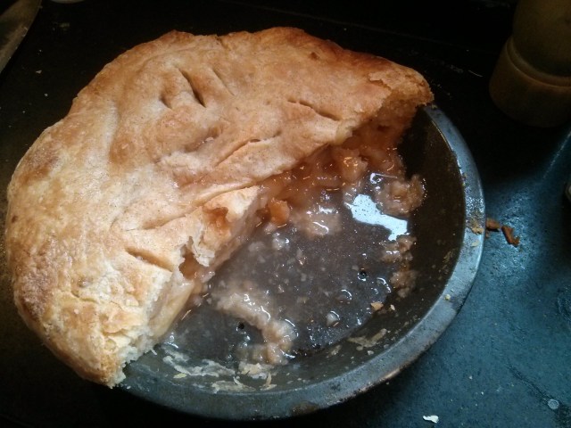 Pie for breakfast on Pi Day 2014